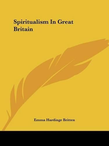 Cover image for Spiritualism in Great Britain