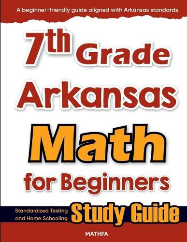 Cover image for 7th Grade Arkansas Math for Beginners