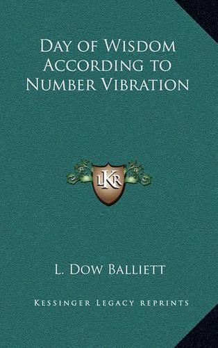 Cover image for Day of Wisdom According to Number Vibration