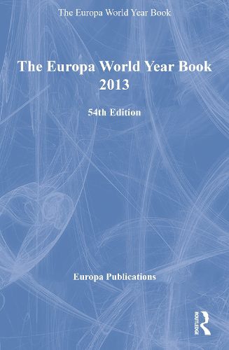 Cover image for The Europa World Year Book 2013