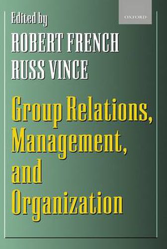 Cover image for Group Relations, Management and Organization