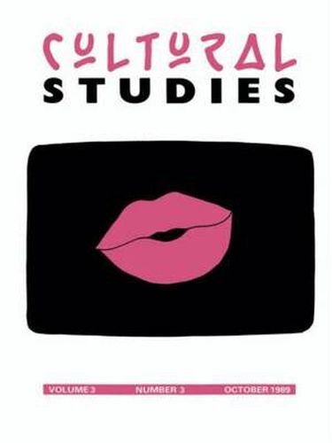 Cover image for Cultural Studies: Volume 3 No. 3