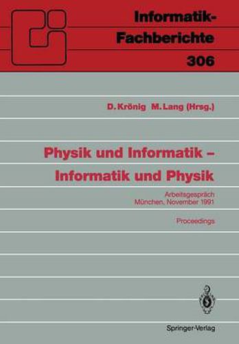 Cover image for Physik und Informatik - Informatik und Physik