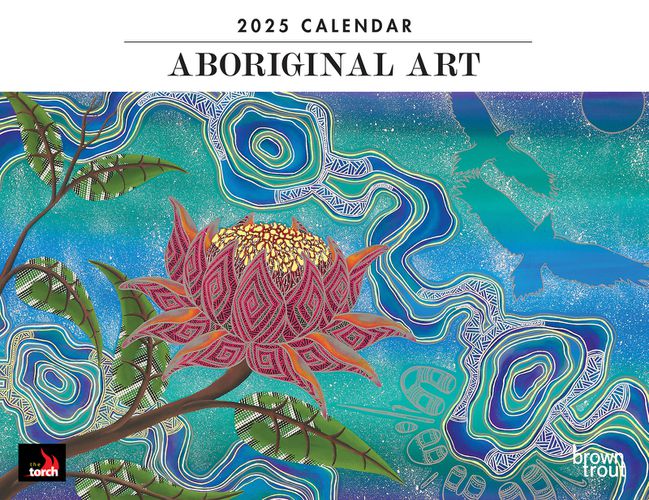 Cover image for 2025 Aboriginal Art Horizontal Calendar