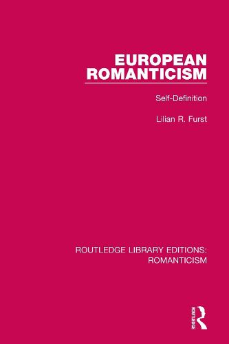 Cover image for European Romanticism: Self-Definition