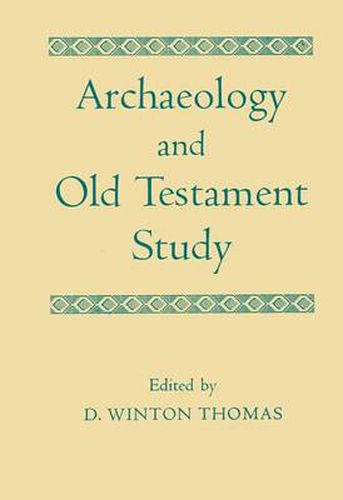 Cover image for Archaeology and Old Testament Study