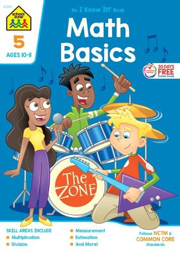 Cover image for School Zone Math Basics Grade 5