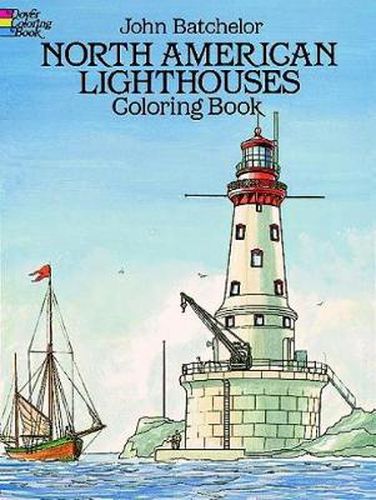 Cover image for North American Lighthouses Coloring Book