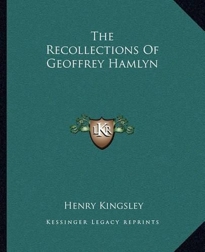 Cover image for The Recollections of Geoffrey Hamlyn