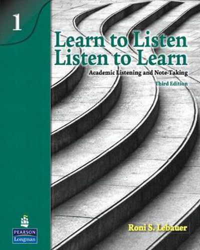 Cover image for Learn to Listen, Listen to Learn 1 Student Book with Streaming Video Access Code Card