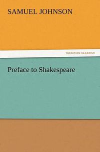 Cover image for Preface to Shakespeare