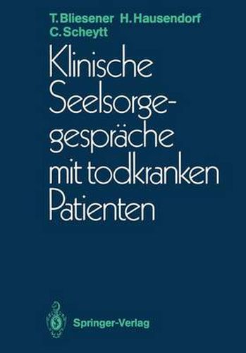 Cover image for Klinische Seelsorgegesprache Mit Todkranken Patienten