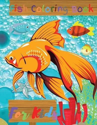 Cover image for Fish Coloring Book For Kids: Ocean/Sea Coloring Book