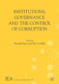 Cover image for Institutions, Governance and the Control of Corruption