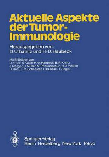 Aktuelle Aspekte der Tumor-Immunologie