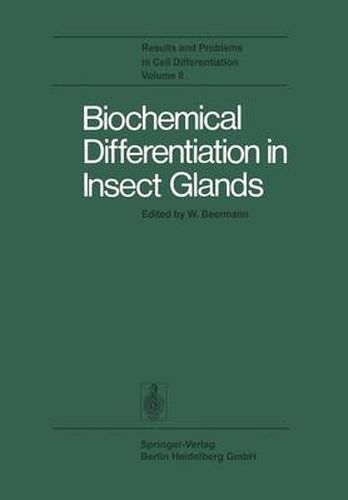 Cover image for Biochemical Differentiation in Insect Glands