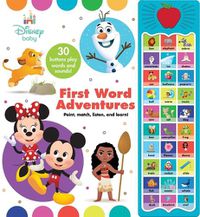 Cover image for Apple Disney Baby First Word Adventures Sound Book