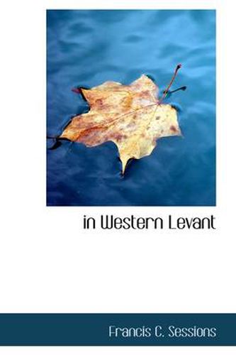 Cover image for in Western Levant