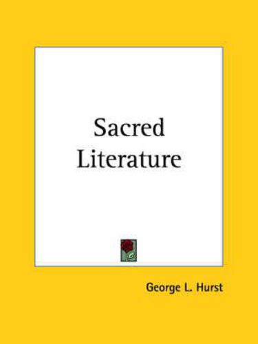 Cover image for Sacred Literature (1905)