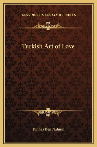 Cover image for Turkish Art of Love
