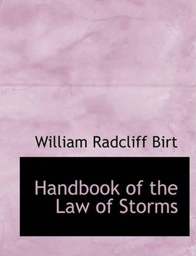 Cover image for Handbook of the Law of Storms