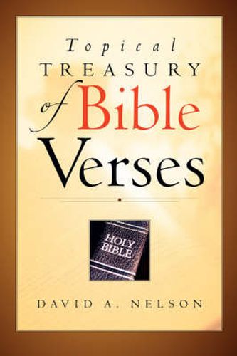 Cover image for Topical Treasury of Bible Verses