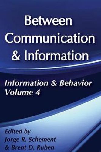 Cover image for Between Communication and Information