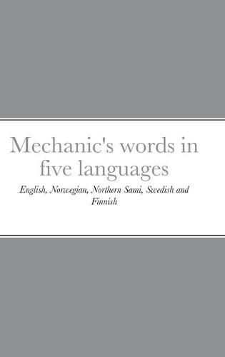 Mechanic's words in five languages: English, Norwegian, Northern Sami, Swedish and Finnish