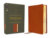 Cover image for ESV, Thompson Chain-Reference Bible, Genuine Leather, Calfskin, Tan, Red Letter