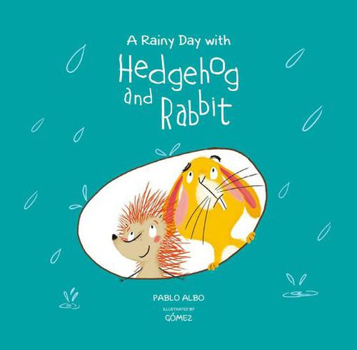 Cover image for A Rainy Day with Hedgehog and Rabbit