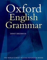 Cover image for The Oxford English Grammar