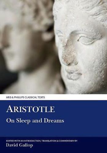 Cover image for Aristotle: On Sleep and Dreams