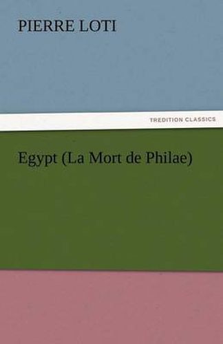 Cover image for Egypt (La Mort de Philae)