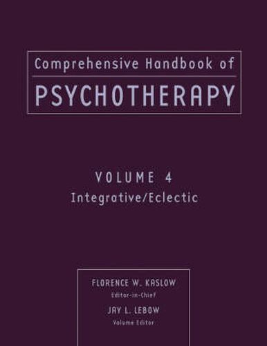 Cover image for Comprehensive Handbook of Psychotherapy