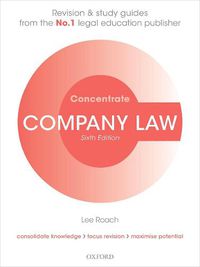 Cover image for Company Law Concentrate: Law Revision and Study Guide