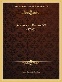 Cover image for Oeuvres de Racine V1 (1760)