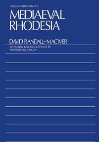 Cover image for Medieval Rhodesia
