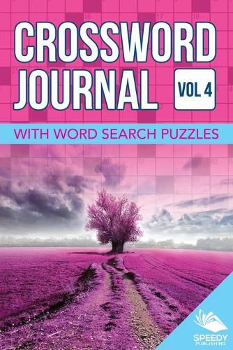 Cover image for Crossword Journal Vol 4 with Word Search Puzzles