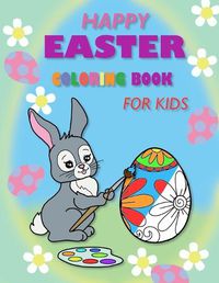 Cover image for Happy Easter coloring book for kids