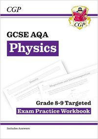 Cover image for GCSE Physics AQA Grade 8-9 Targeted Exam Practice Workbook (includes answers)