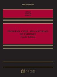 Cover image for Problems, Cases, and Materials on Evidence