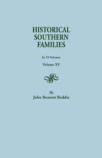 Cover image for Historical Southern Families