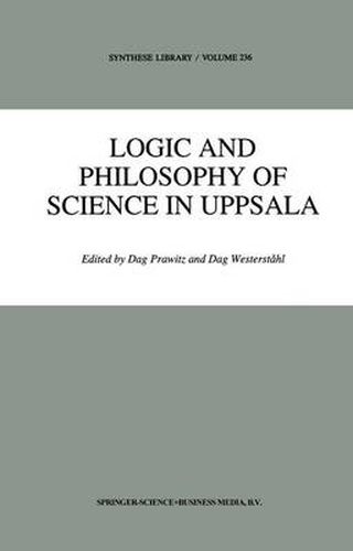 Cover image for Logic and Philosophy of Science in Uppsala