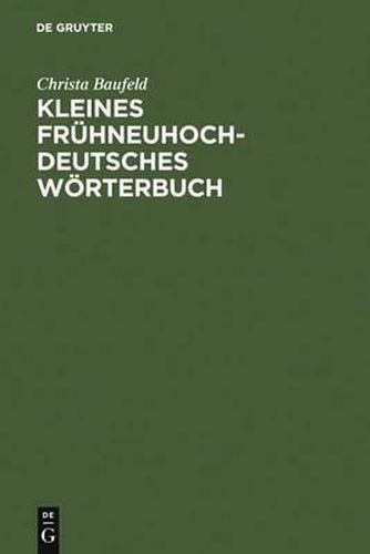 Cover image for Kleines Fruhner Hoch Deutsches Worterbuch