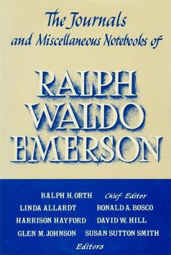 Cover image for Ralph Waldo Emerson Journals and Miscellaneous Notebooks of Ralph Waldo Emerson: 1866-1882