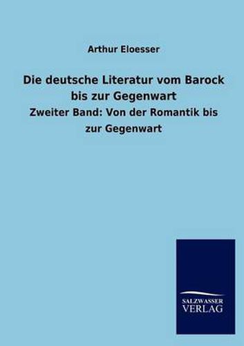 Cover image for Die deutsche Literatur vom Barock bis zur Gegenwart