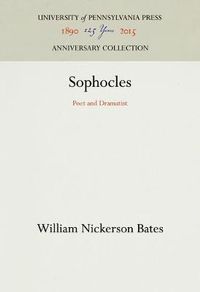 Cover image for Sophocles: Poet and Dramatist