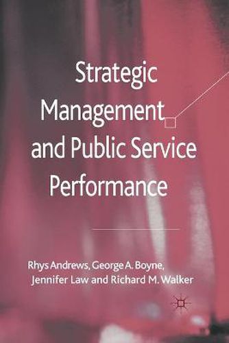 Strategic Management and Public Service Performance