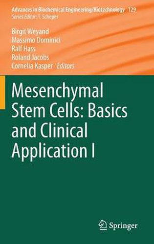 Cover image for Mesenchymal Stem Cells - Basics and Clinical Application I