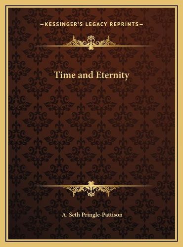 Cover image for Time and Eternity